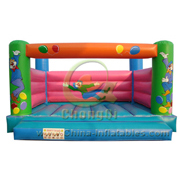 inflatable clown bouncer